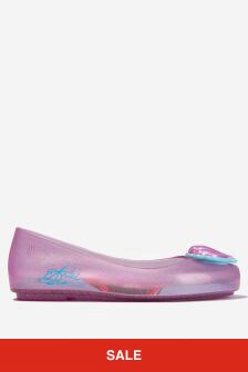 Mini Melissa Girls Disney Princess Sweet Love Ariel Jelly Shoes in Lilac