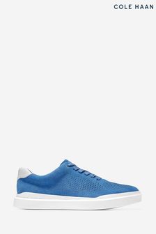 Cole Haan Blue GrandPro Rally Laser Cut Trainer