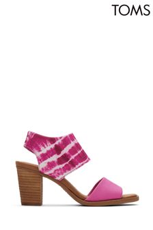 TOMS Pink Majorca Cutout Sandals