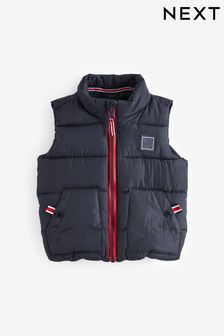Navy Blue Gilet (3mths-7yrs) (U62708) | £18 - £22