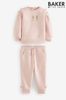 Baker by Ted Baker Bow Sweater and Jogger Set (U62851) | £32 - £37