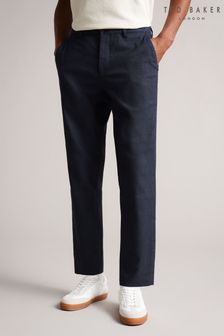 Ted Baker Blue Bilston Camburn Regular Fit Trousers
