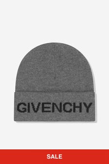 Givenchy Kids Boys Knitted Logo Hat