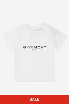 Givenchy Kids Baby Boys Logo Print T-Shirt in White
