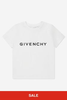 Givenchy Kids Boys Embroidered Logo T-Shirt