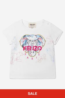 Kenzo Kids Baby Boys Organic Cotton Elephant T-Shirt