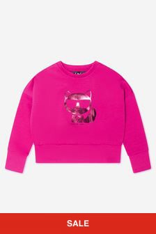 Karl Lagerfeld Girls Choupette Print Sweatshirt