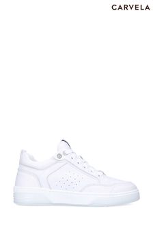 Carvela White Glide Low Trainers