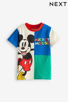 Mickey Mouse Rainbow Colourblock Short Sleeve License T-Shirt (3mths-8yrs) (U67053) | £10 - £12