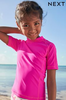 Pink Rash Vest (3-16yrs) (U67065) | £12 - £17