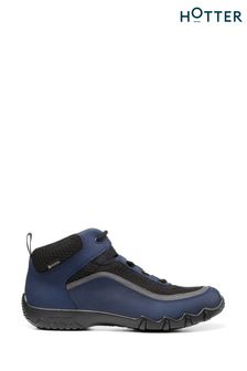 Hotter Ridge GTX® Wide Fit Waterproof Blue Walking Boots