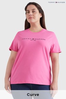 Tommy Hilfiger Curve Pink T-Shirt