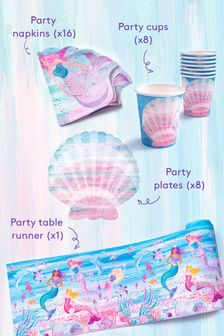Party Pieces Multi Queen Of The Sea Party Set