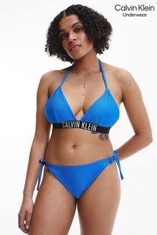 Calvin Klein Blue Intense Power Triangle Bikini Top