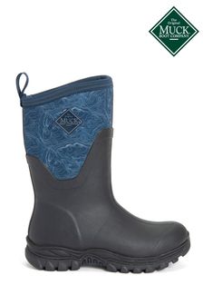 Muck Boots Blue Arctic Sport Mid Pull On Wellington Boots