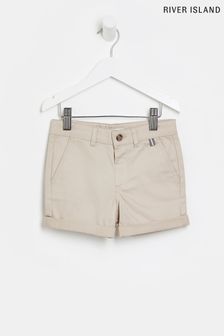 River Island Natural Chino Shorts (U68977) | £12