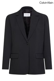 Calvin Klein Black Relaxed Tailored Blazer (U69436) | £350