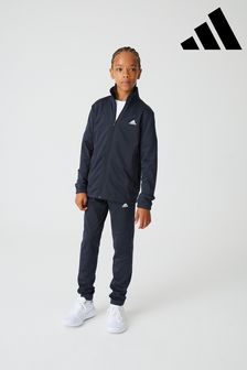 adidas Navy Junior Essentials Big Logo Tracksuit (U71099) | £33