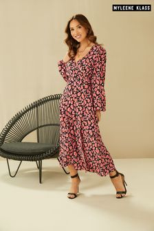 Buy Women's Wrap Animal Print Dresses 