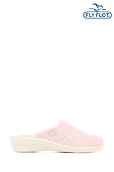 Fly Flot Pink Wide Fit Clogs