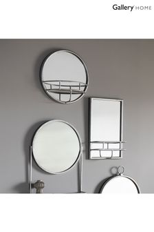 Gallery Home Silver Tailem Round Mirror