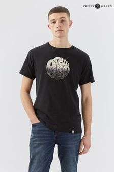Pretty Green Crowd Black Logo T-Shirt (U73854) | £50
