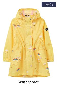 Joules Yellow Golightly Waterproof Recycled Packable Jacket