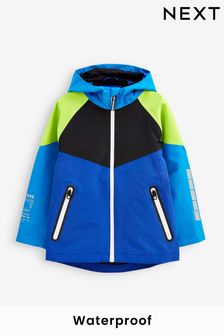 Blue/Green Waterproof Jacket (3-16yrs) (U74042) | £26 - £36