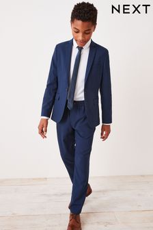 Blue Skinny Fit Suit Jacket (12mths-16yrs) (U74250) | £39 - £51