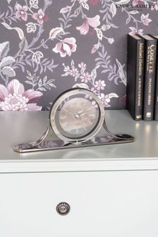 Clear Lexham Mirror Mantel Clock