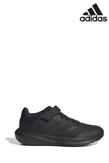 adidas Black adidas Kids  Runfalcon 3.0 Sport Running Elastic Lace Top Strap  Trainers (U74742) | £33