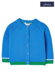 Joules Blue Dorrie Character Knitted Cardigan