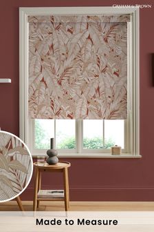 Graham & Brown Alizarin Red Paradys Made to Measure Roller Blind