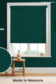 Graham & Brown Dark Green Glasshouse Made to Measure Roller Blind