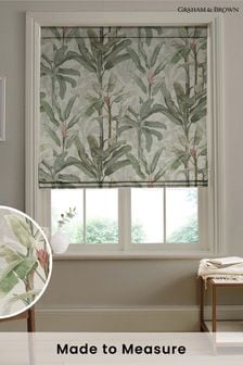 Graham & Brown Powder Natural Borneo Made to Measure Roman Blinds