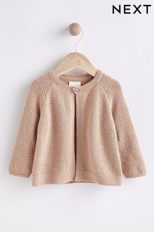 Beige Bobble Cardigan (U79974) | £13 - £15