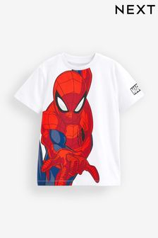 Spider-Man White Short Sleeve Superhero T-Shirt (3-16yrs) (U79984) | £12 - £17