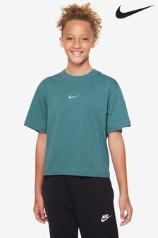 Nike Teal Blue Oversized Essentials Boxy T-Shirt (U84702) | £20