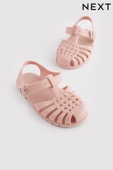 pink jelly shoes women's