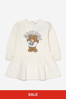 Moschino Kids Baby Girls Teddy Bear Sweater Dress