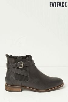 FatFace Arden Black Ankle Boots (U88143) | £79