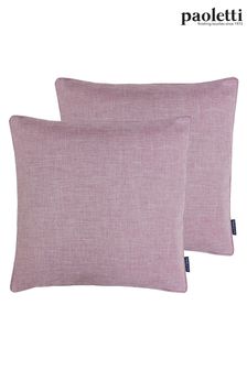 Riva Paoletti 2 Pack Purple Twilight Filled Cushions