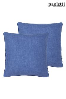 Riva Paoletti 2 Pack Blue Twilight Filled Cushions