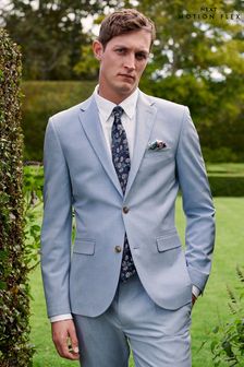 Light Blue Skinny Motion Flex Stretch Suit (U95930) | £79