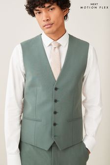 Mid Green Motion Flex Stretch Waistcoat (U96037) | £40
