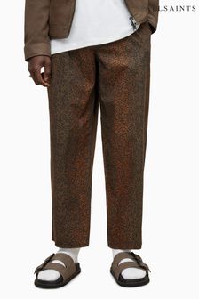 AllSaints Cowell Brown Trousers