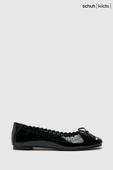 Schuh Black Locket Ballet Shoes (U96314) | £20