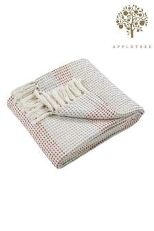 Appletree Red Reva Cotton Bedspread