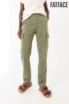 Womens Clothing Trousers Slim-fit Cargo Trousers in Green P.A.R.O.S.H Slacks and Chinos Cargo trousers 