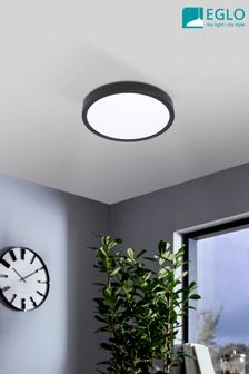 Eglo Black Fueva Smart Bathroom Ceiling Light (UD0719) | £38